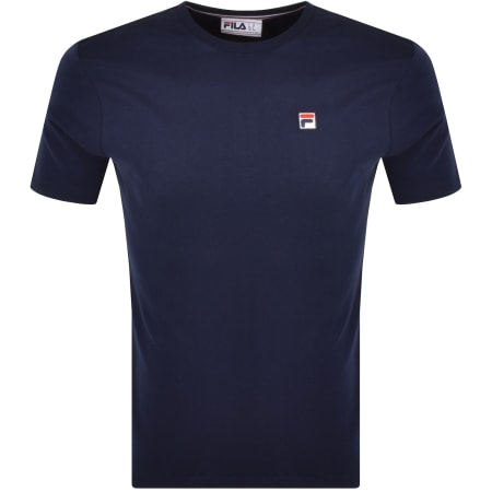 Fila Vintage Waffle Ringer T Shirt Navy | Mainline Menswear